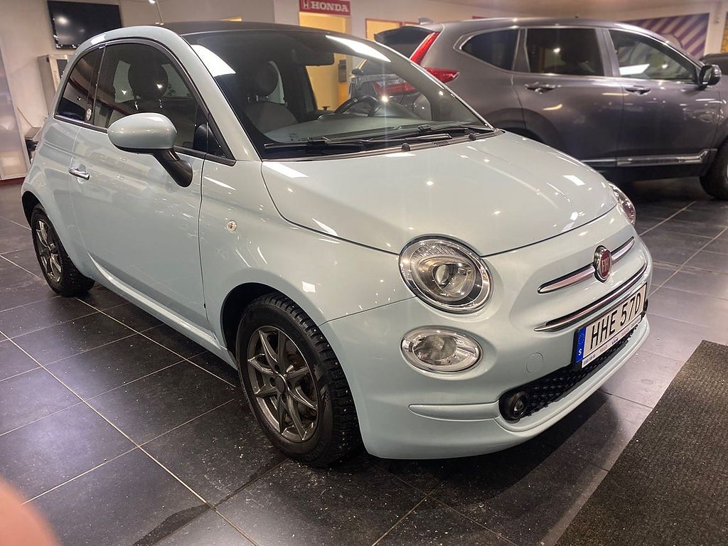 Fiat 500 Hybrid Lounge, 2 ägare, vinterhjul