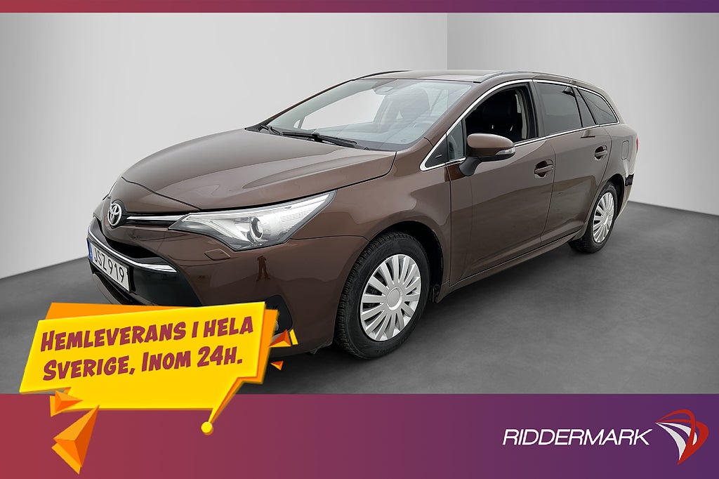 Toyota Avensis Kombi 147hk Active Plus Kamera Navi Halvskinn