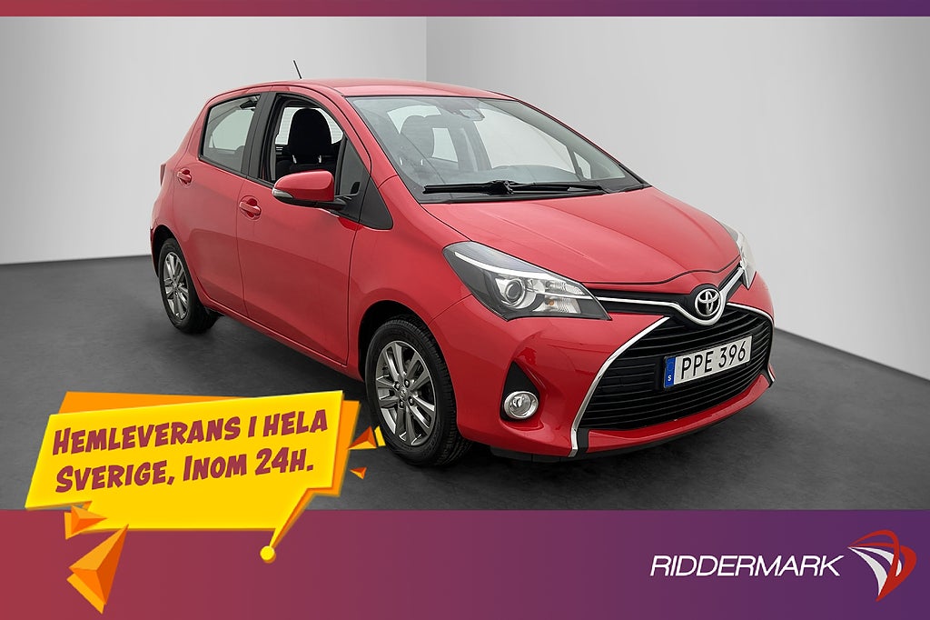 Toyota Yaris 1.33 99hk Kamera Kollisionsvarning 0,49L/mil