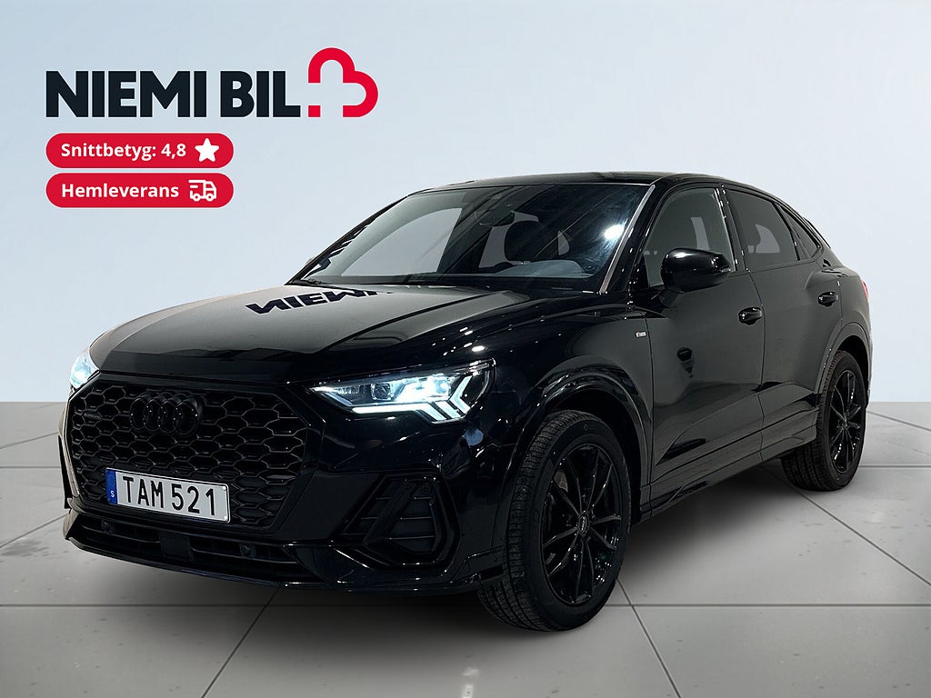 Audi Q3 Sportback 45 TFSI AWD S line Drag SONOS Pvärm SoV MOMS
