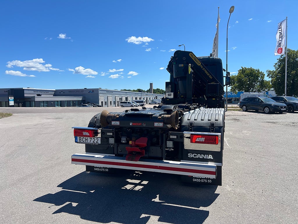 Scania R490 8x4*4 Tridem Kranväxlare, Palfinger 27002 Kran