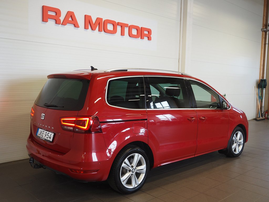 Seat Alhambra TDI 184hk 4Drive Style |7-sits|Drag|D-värm| 2018