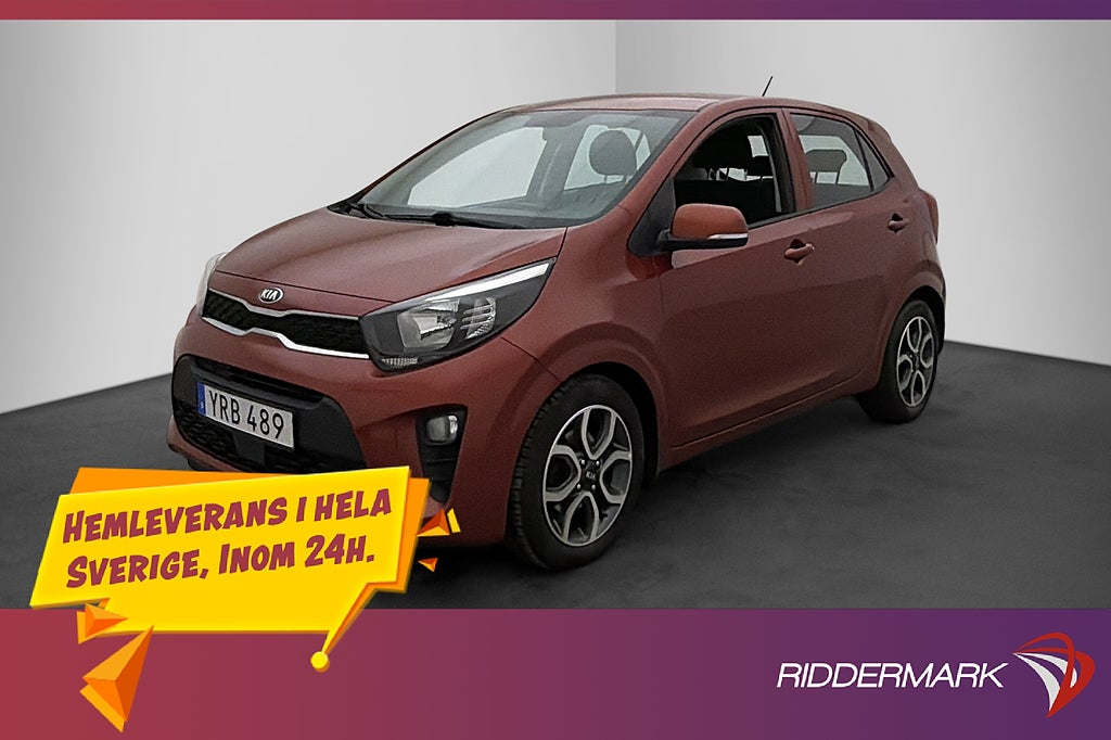 Kia Picanto 1.25 MPI 84hk P-Sensorer En brukare Låg-Skatt
