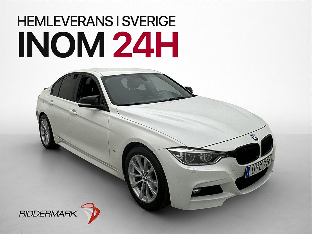 BMW 330e Sedan 252hk M Sport Navigation Sensorer Farthållare