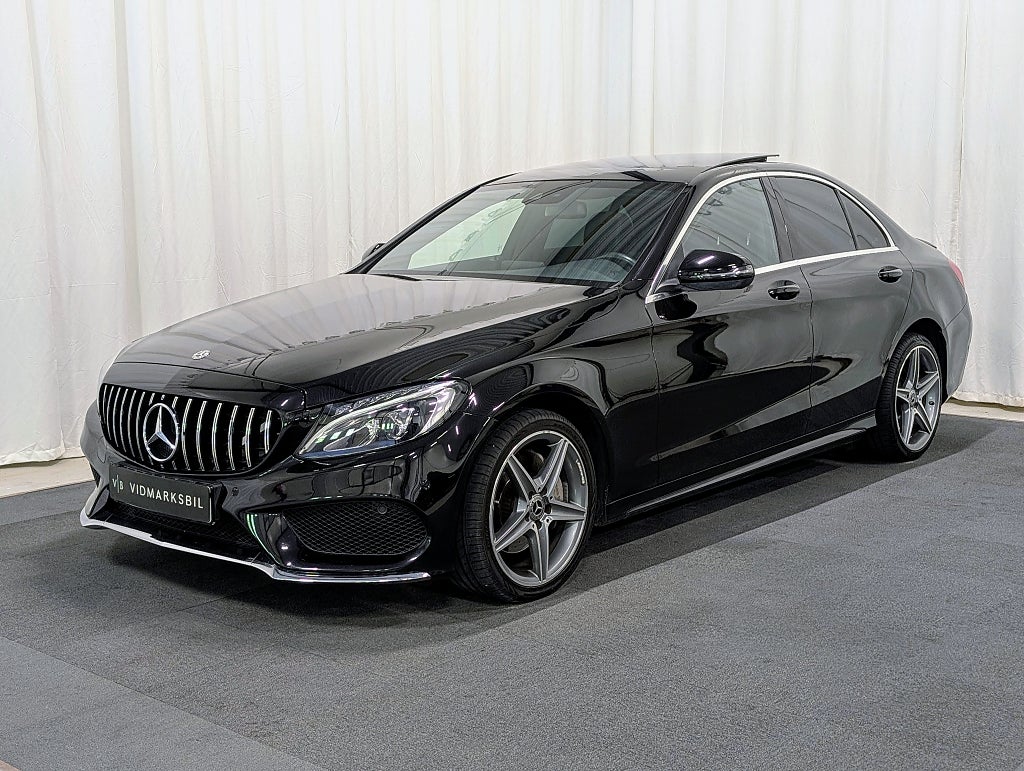 Mercedes-Benz C 220 d 4MATIC 9G-Tronic AMG Line|Pano|GPS|Drag|Skinn|