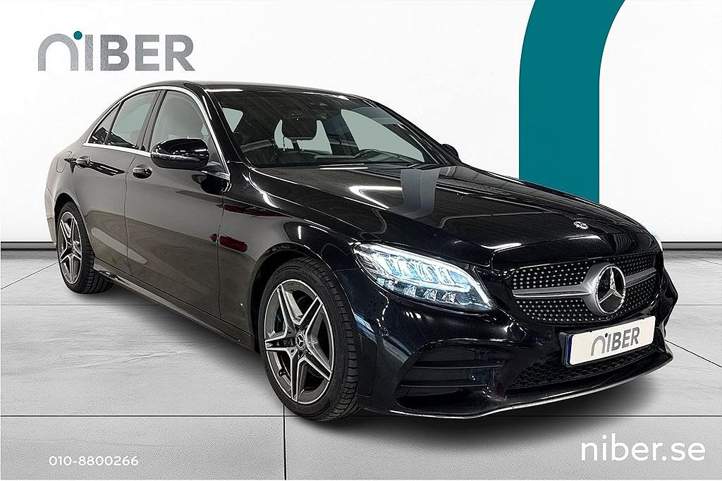 Mercedes-Benz C 200d AMG, Adv. paket, Bränslevärmare, Sportstolar, Navi, Kamera