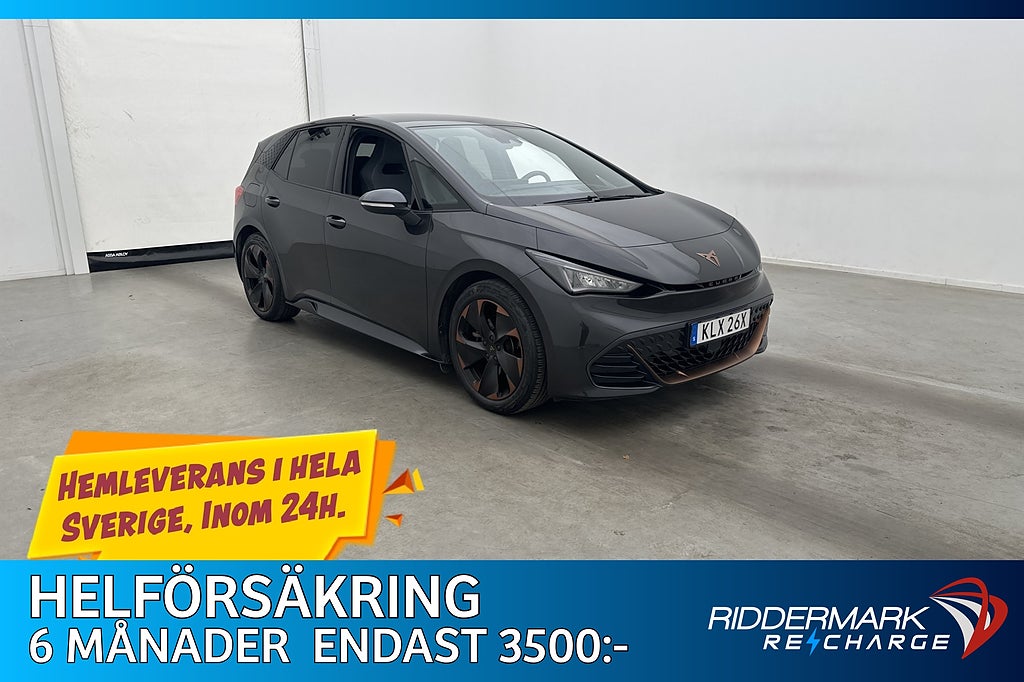 Cupra Born 58 204hk Värmare Massage Elstolar Head Up Kamera