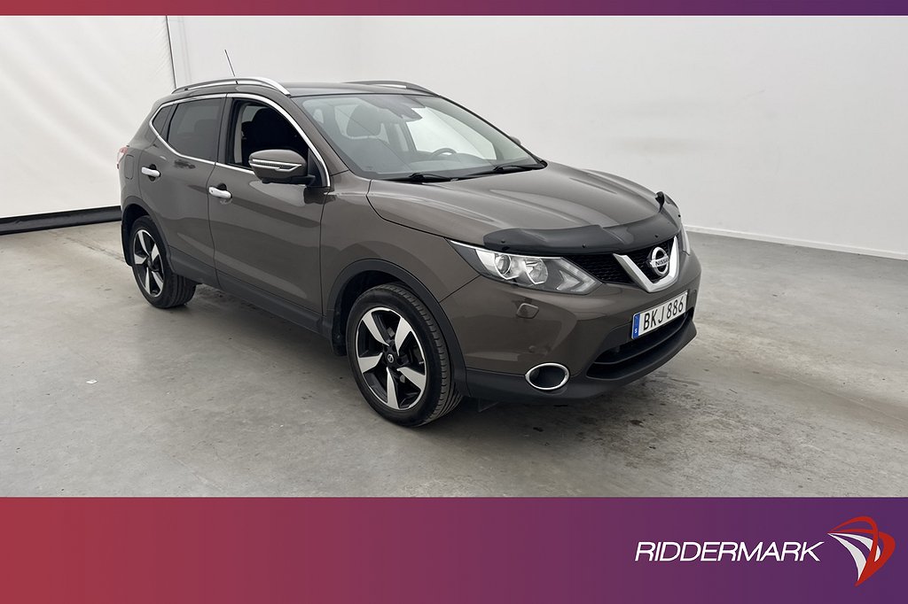 Nissan Qashqai 1.2 DIG-T 115hk Pano 360° Navi Keyless