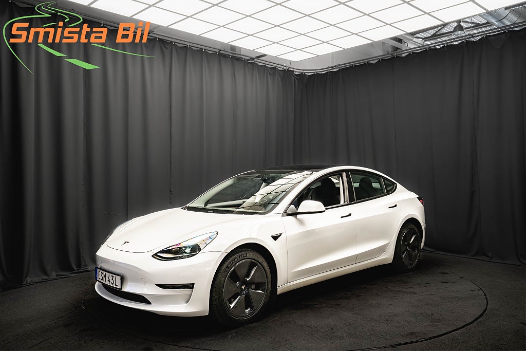 Tesla Model 3 Long Range AWD ACC-BOOST PANORAMA LÄDER 1-ÄGARE MOMS