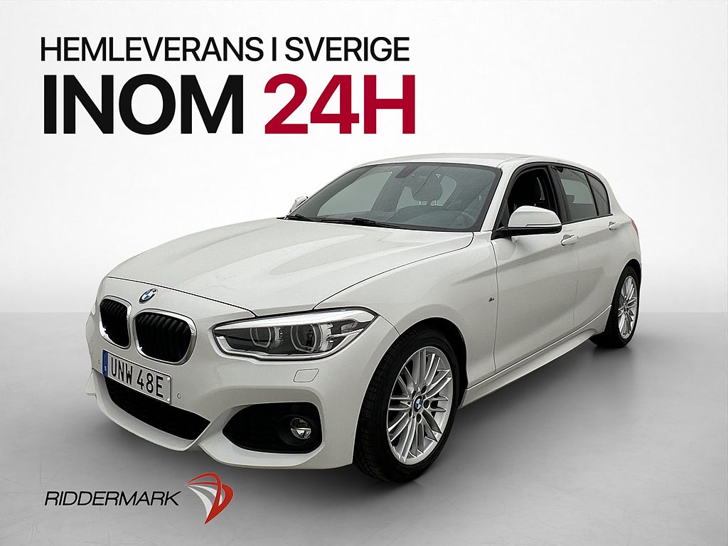 BMW 120i 184hk M Sport P-Sensorer Skinn Bluetooth Rattvärme