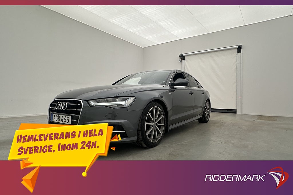 Audi A6 Sedan TDI Q 190hk Full S-Line Värmare Dragkrok