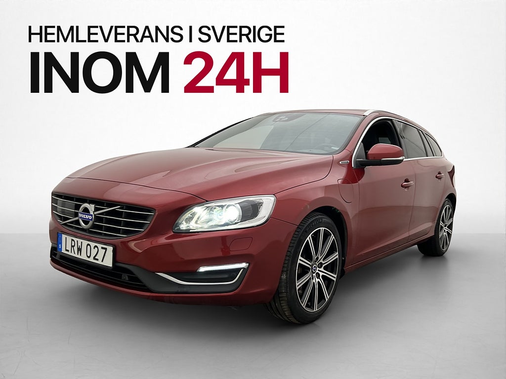 Volvo V60 D5 Plug-in AWD Summum Taklucka VOC Värmare Kamera