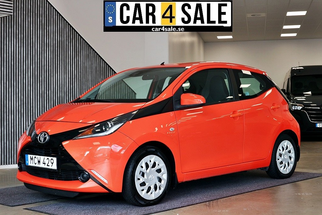 Toyota Aygo 5-dörrar 1.0 VVT-i X-PLAY Touch| Euro6 | 0%Ränta  