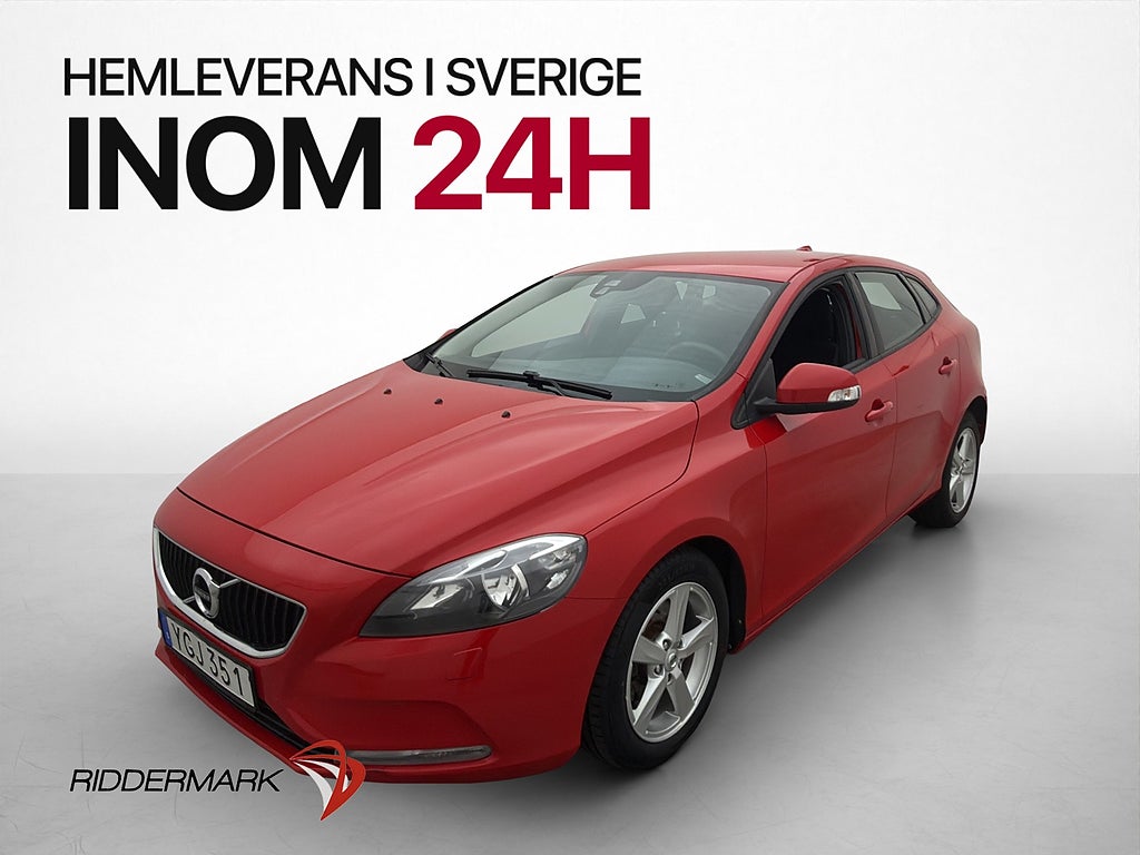 Volvo V40 T2 122hk Parkeringsvärmare Dragkrok 712kr Skatt