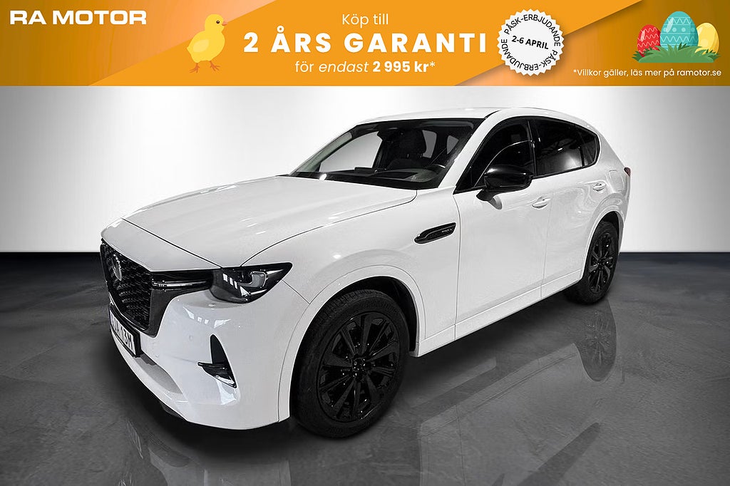 Mazda CX-60 PHEV 327hk Homura |CoSo|Navi|Bose|Skinn|360°|HUD| 2023