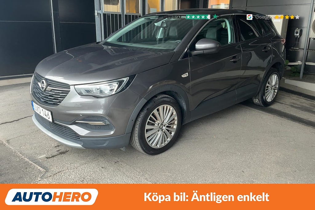 Opel Grandland X 1.2 Turbo / Rattvärme, Panorama, Dragkrok