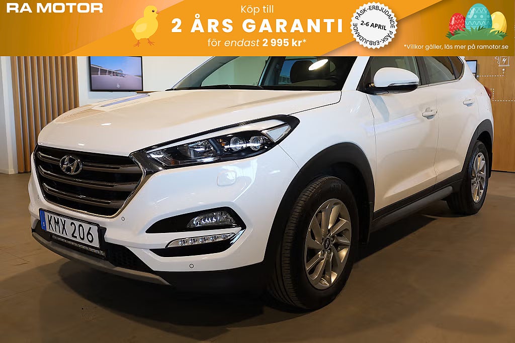 Hyundai Tucson 1,6 T-GDI 177hk ComfortPlus AWD Aut Navi Kamera Keyless 2017
