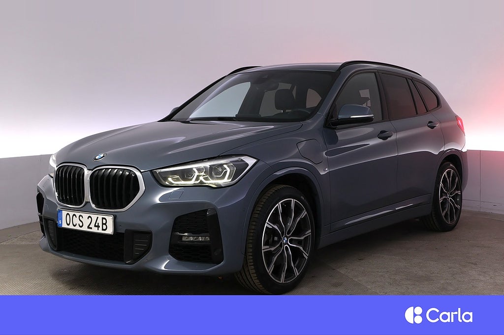 BMW X1 xDrive25e M-Sport Pano Drag Läder H/K AdapFarth HUD