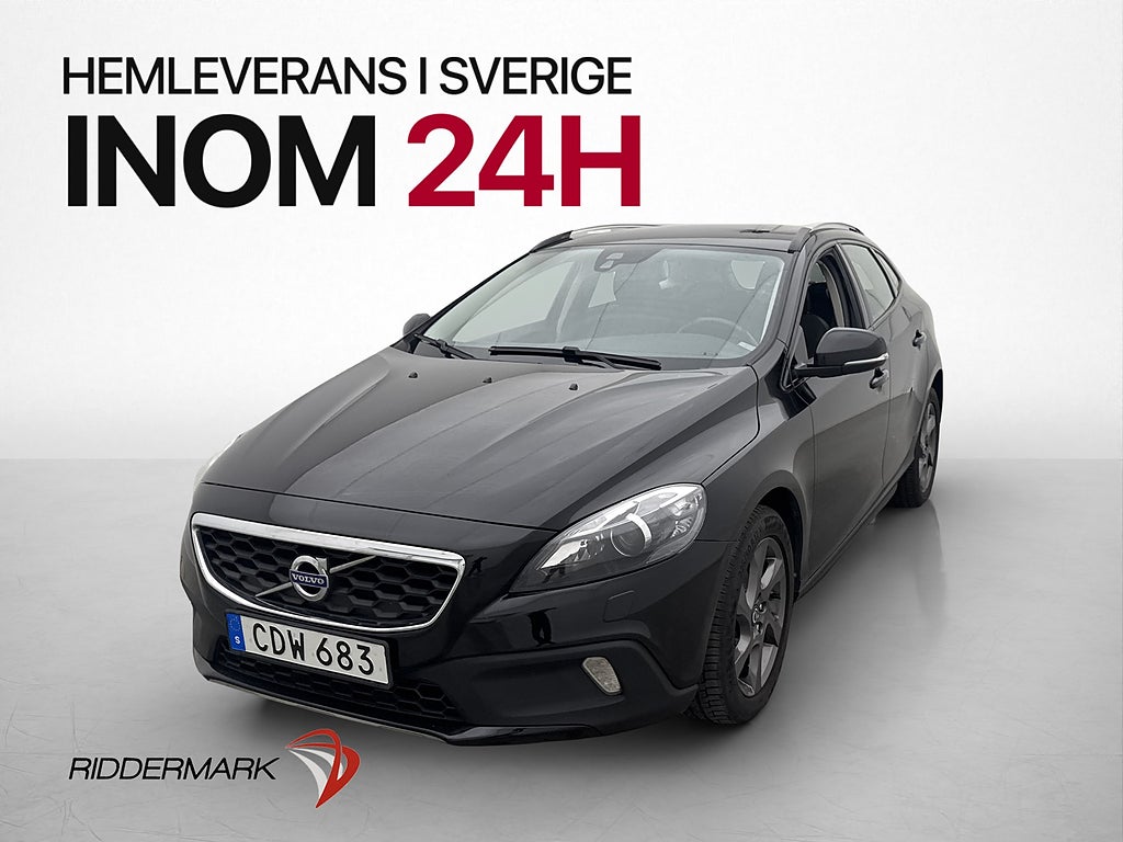 Volvo V40 Cross Country D2 115hk Momentum VOC Värm HalvSkinn