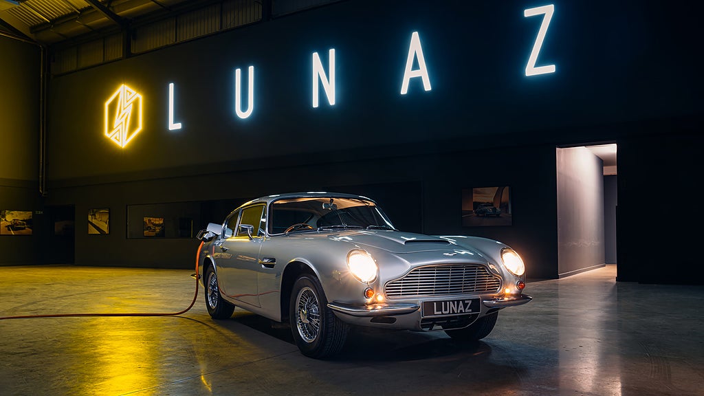 Batteridriven Aston Martin DB6.