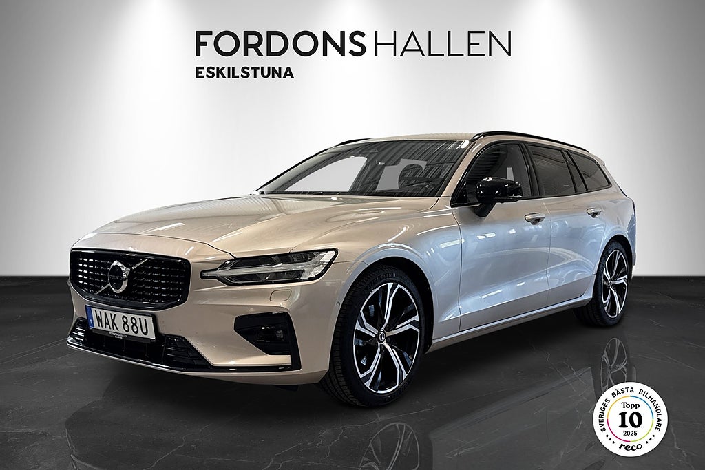 Volvo V60 B4 Diesel Plus Dark /Läder /360° /Värmare /S&V /Drag