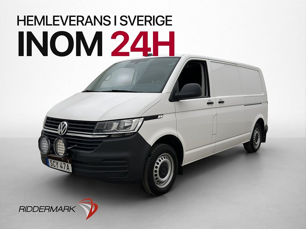 Volkswagen Transporter L2 Värm Drag B-Kam V-Inr CARPLAY MOMS