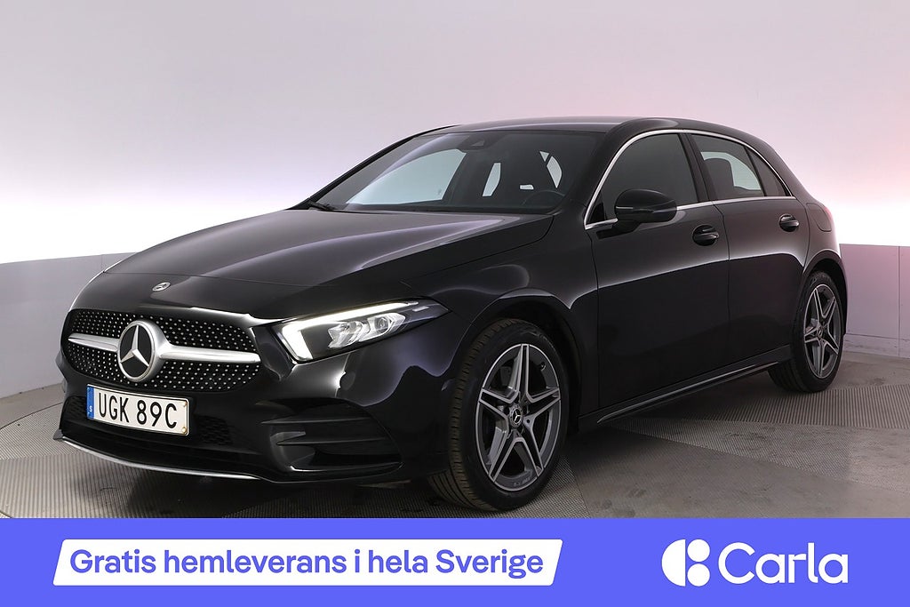 Mercedes-Benz A 250 e AMG Kamera Värmare LED Drag 4.99%