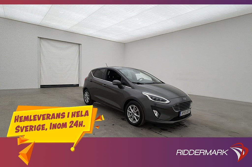 Ford Fiesta 1.0 95hk Titanium Kamera Rattvärme Sensorer