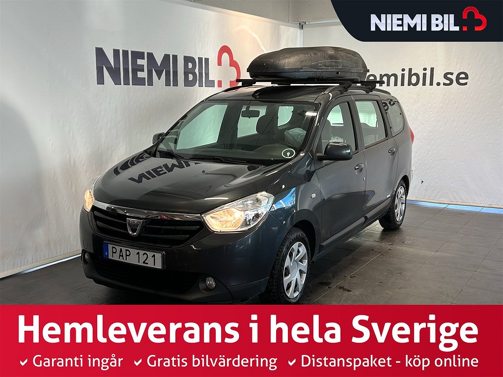 Dacia Lodgy 1.5 dCi 7-Sits MoK/Takbox/Drag/SoV/KamremBytt