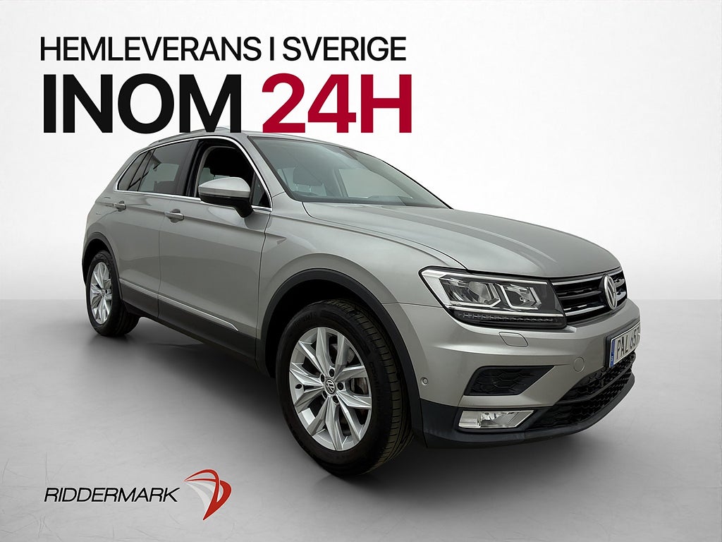 Volkswagen Tiguan 2.0 TSI 180hk 4M Värm Kamera CarPlay Drag