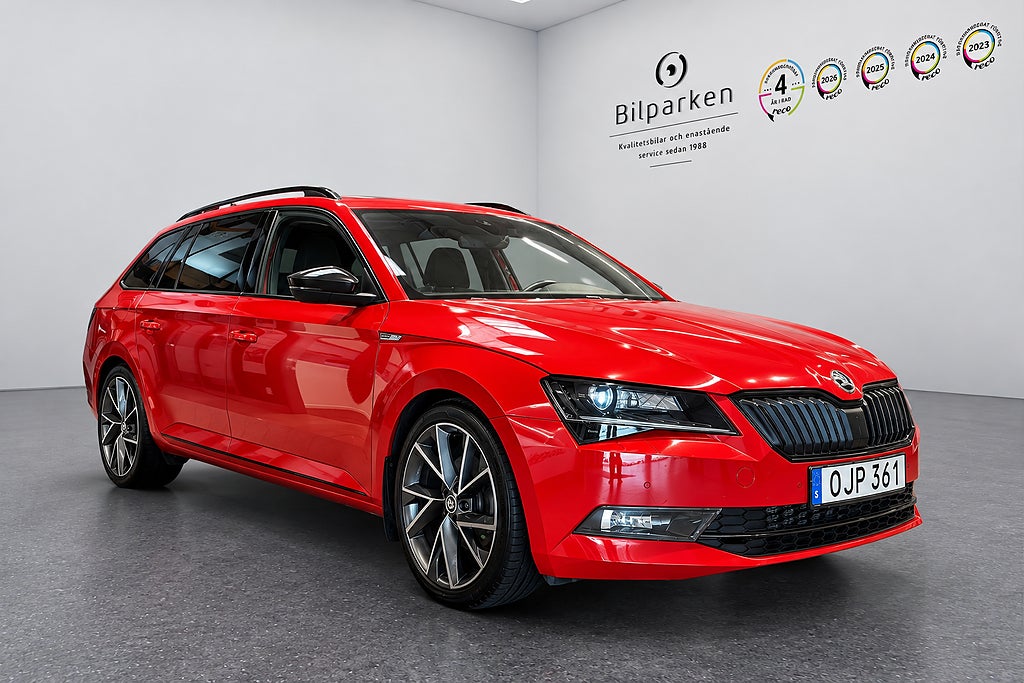 Skoda Superb 2.0 TDI 4x4 Sportline, Panorama, Nav, Värmare, Kamera