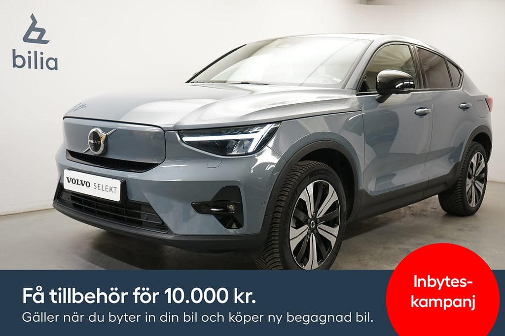 Volvo C40 Recharge Ultimate, Panoramatak, Förarstol elman...