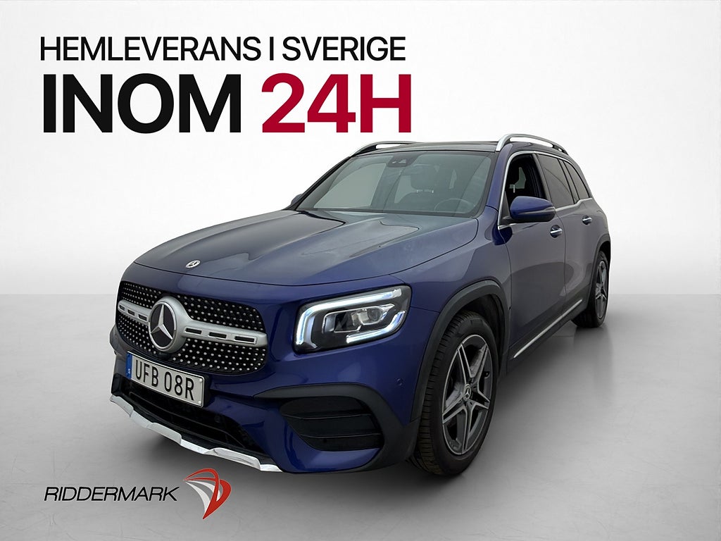 Mercedes-Benz GLB 200d 4M AMG 7 sits Pano D-Värm Wide Drag