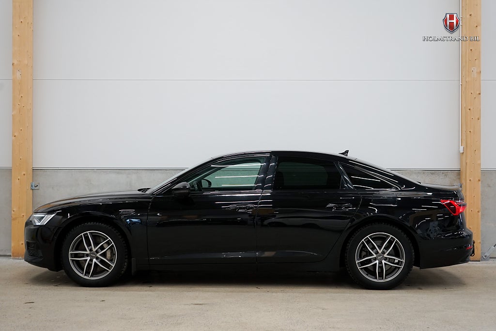 Audi A6 Sedan 50 TFSI e quattro Drag Svart-opt Carplay 4-zon 