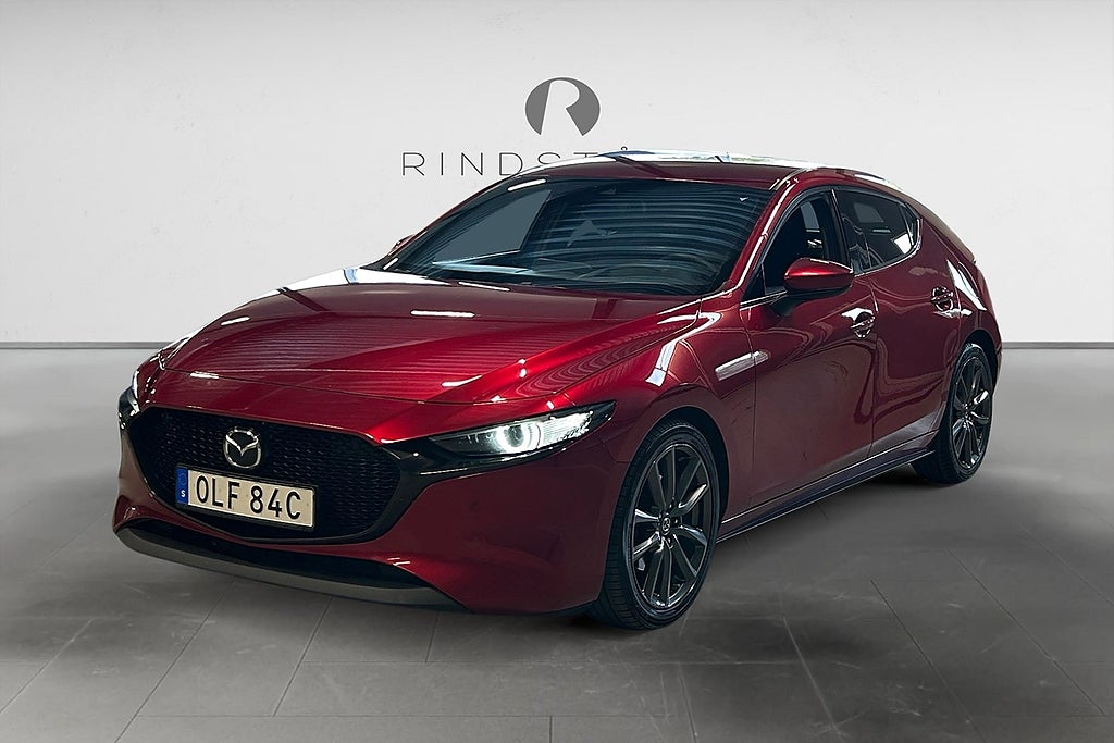 Mazda 3 2.0 SKYACTIV-G M Hybrid 122 HK AUT BOOSE B-KAMERA 734KR/ÅR 18"