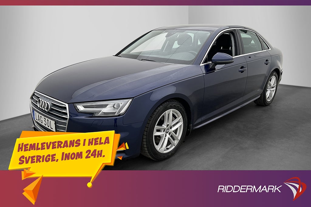 Audi A4 Sedan 40 TDI Quattro 190hk Proline P-Sensorer
