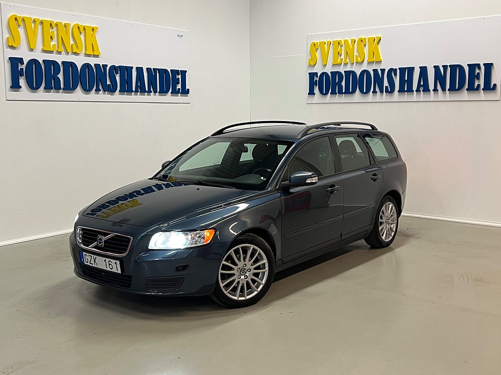 Volvo V50 1.8 Flexifuel Kinetic Motorvärmare (Endast 1 Ägare)