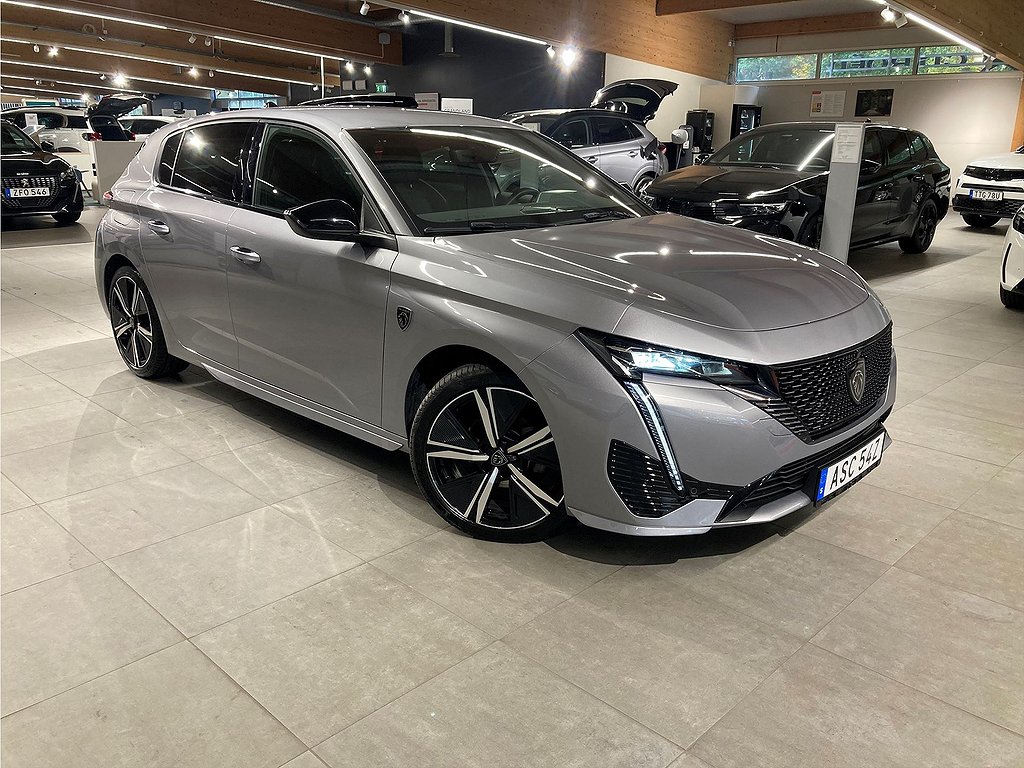 Peugeot 308 GT 1.2 PureTech 130hk Aut - BACKKAMERA, V-HJUL FRIKTION, LÅGA MI