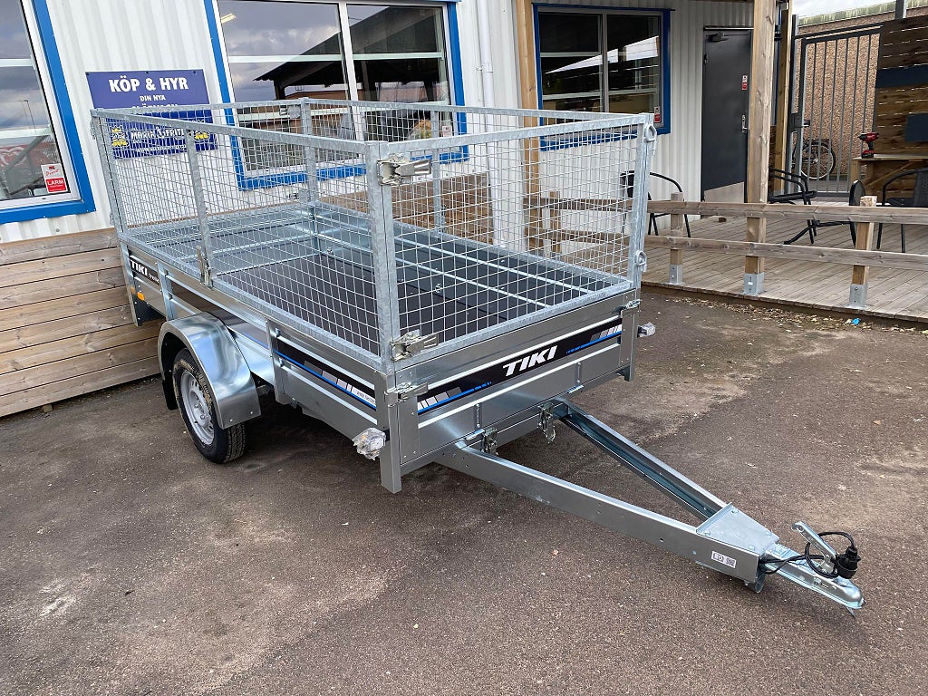 Tikitreiler 265 c med tipp & 70cm gallergrindar 