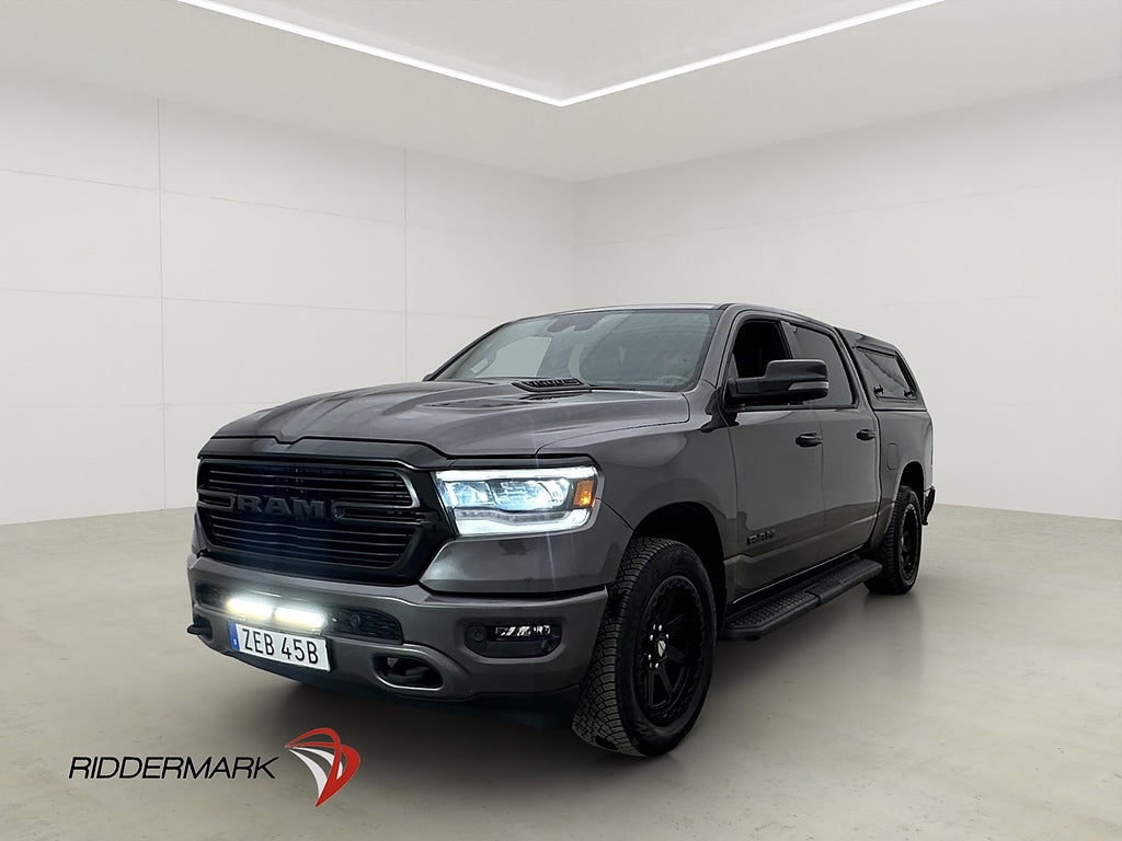 Dodge RAM 1500 Laramie Night 5.7 Drag H/K Släde MOMS 1-ÄGARE