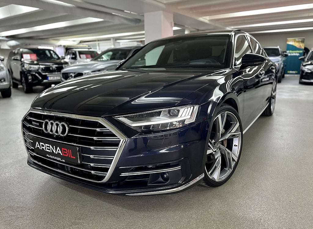 Audi A8 50 TDI Q Taklucka Massage B&O HuD Matrix Drag 286hk