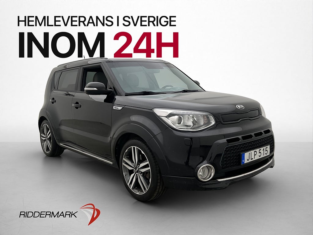 Kia Soul 1.6 CRDi 136hk GLS Värmare Kamera Rattvärme Drag