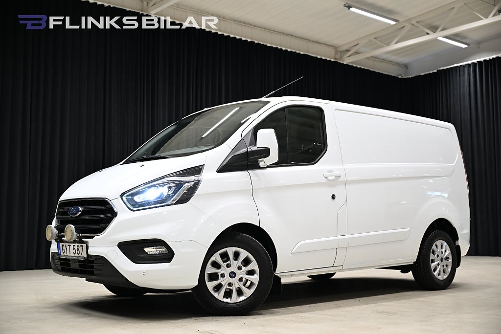 Ford transit Custom 130HK Automat|Nedlackad|LED|Drag|Värmare|Nykamre