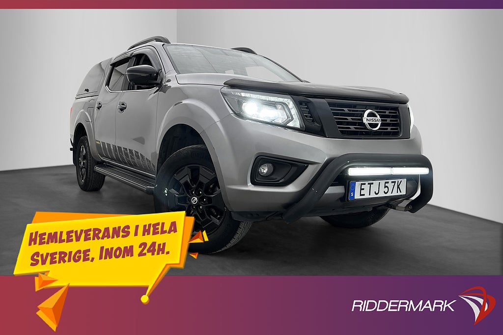 Nissan Navara N-Guard 2.3 4WD Drag Diff Skinn CARPLAY Moms