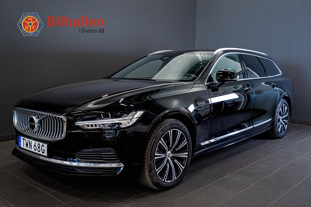 Volvo V90 Recharge T6 AWD Inscription Exp Drag Kam H/K Läder