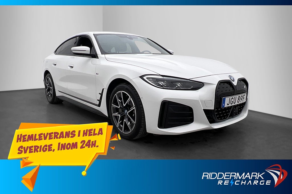 BMW i4 eDrive40 340hk M Sport Taklucka Kamera CarPlay