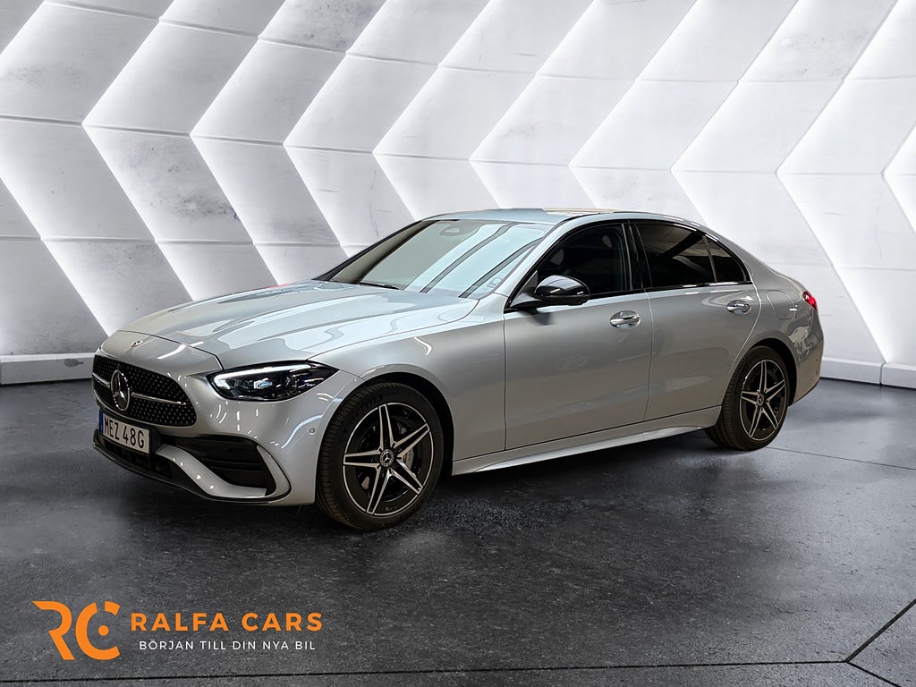 Mercedes-Benz C 300 e AMG Burmester 360 Värmare Night Package