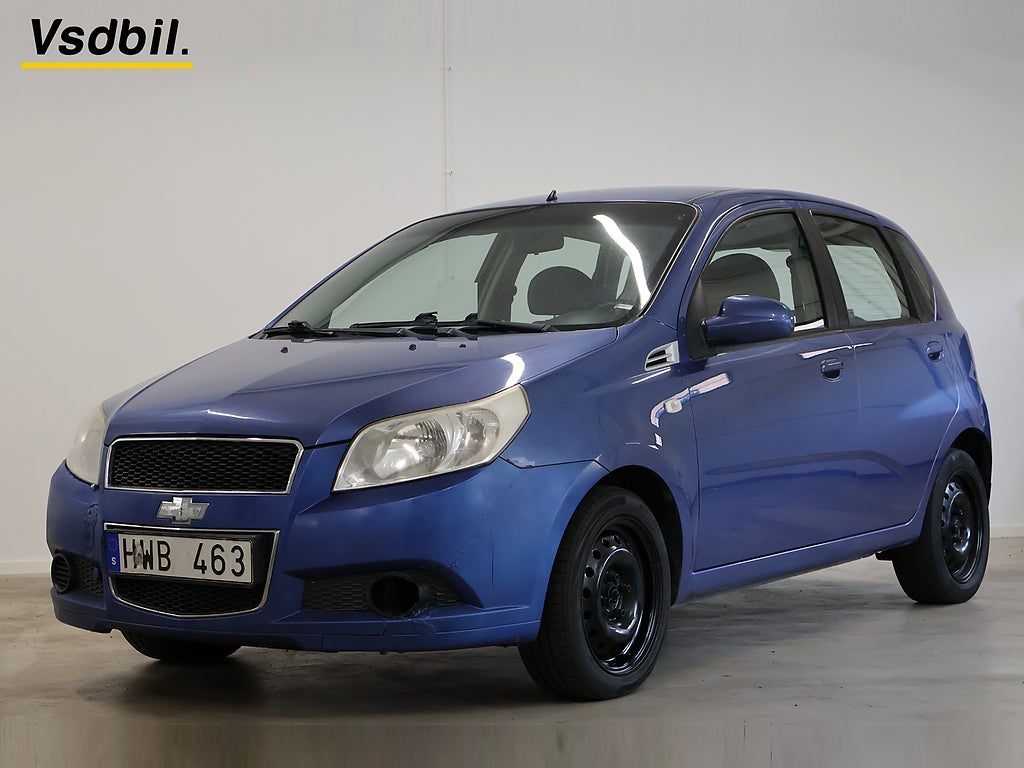 Chevrolet Aveo 1.2 84HK * NYBESIKTIGAD* | 5-DÖRRAR | MANUELL | SMIDIG