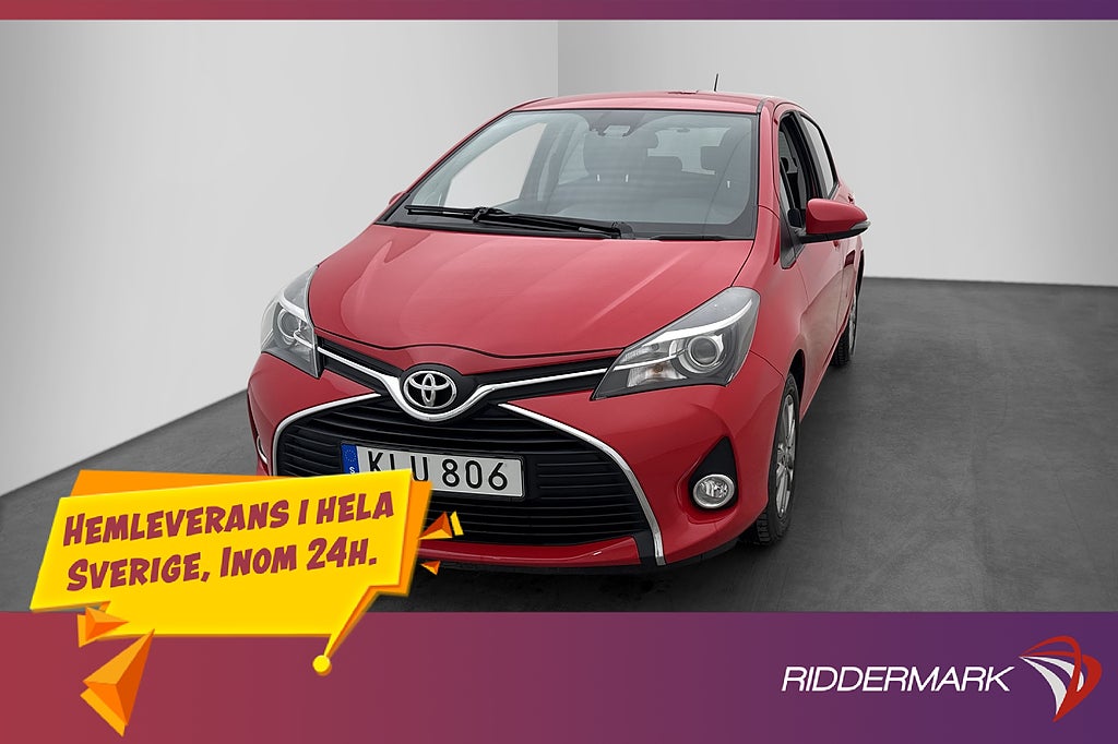 Toyota Yaris 1.33 99hk Active Värmare Kamera En-Brukare