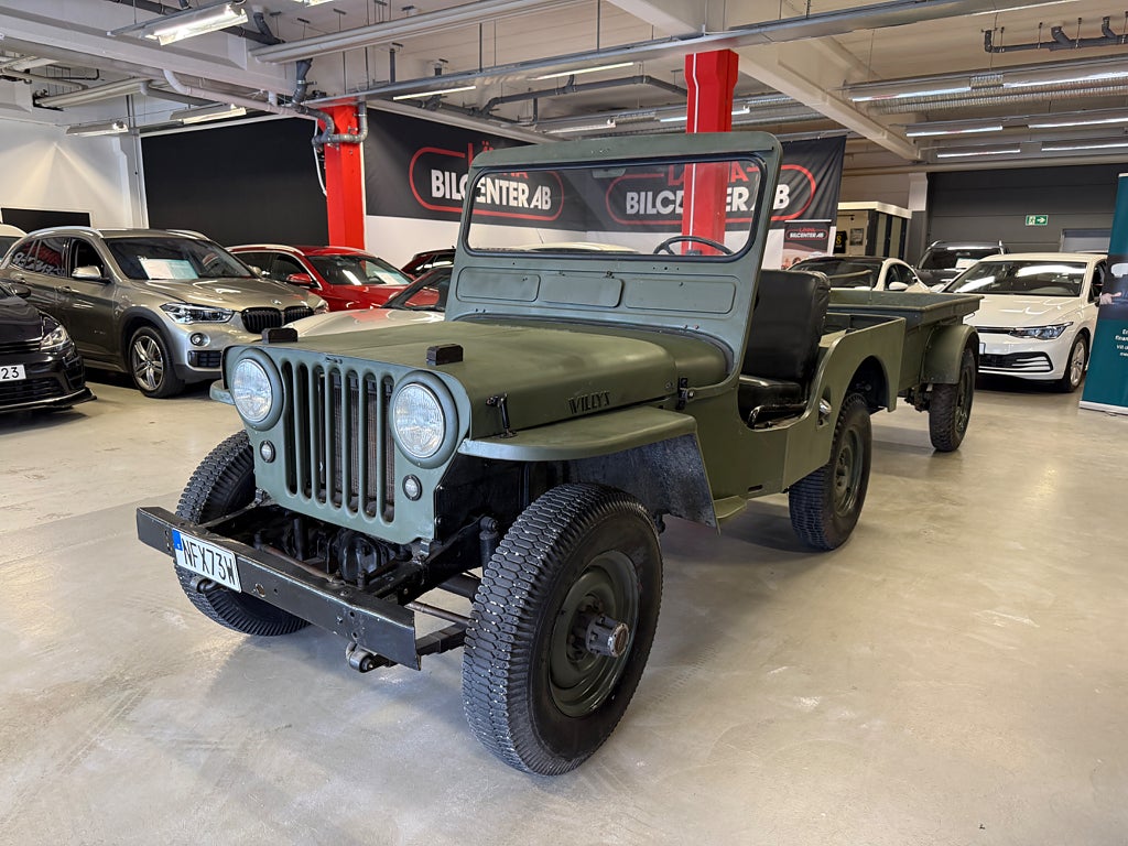 Jeep CJ Willys-Overland 451 GB1 Släpvagn Ny servad 